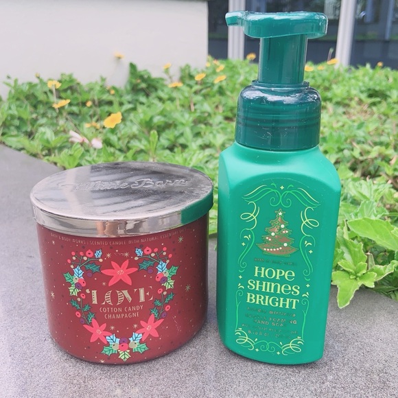 BBW Love candle & hope shine bright hand soap bundle - Picture 10 of 10